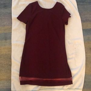 Maroon party dress